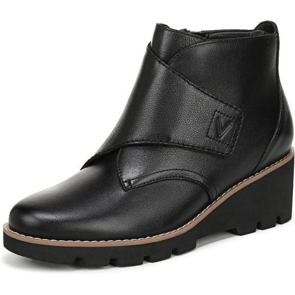 Vionic Women's Abby Wedge Ankle Bootie Black 11W