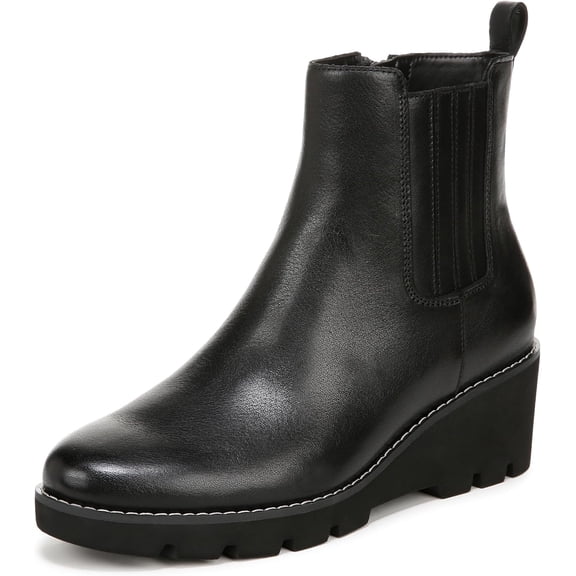 Vionic Aria Women's Boots Black Leather Size 9 M