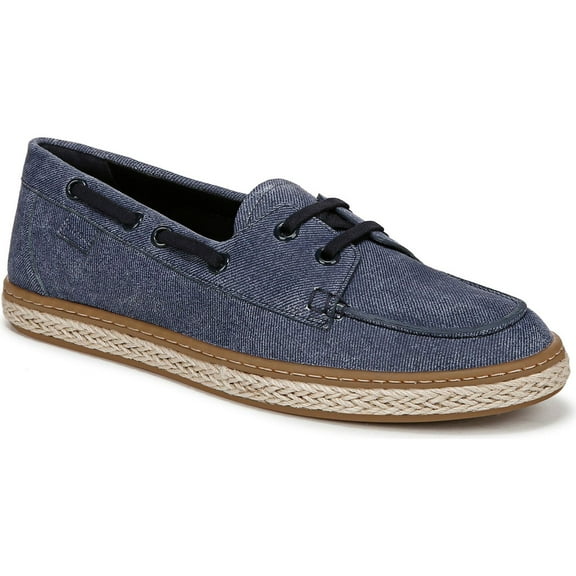 Vionic Women's Bay Boat Shoe Dark Denim Suede 5M