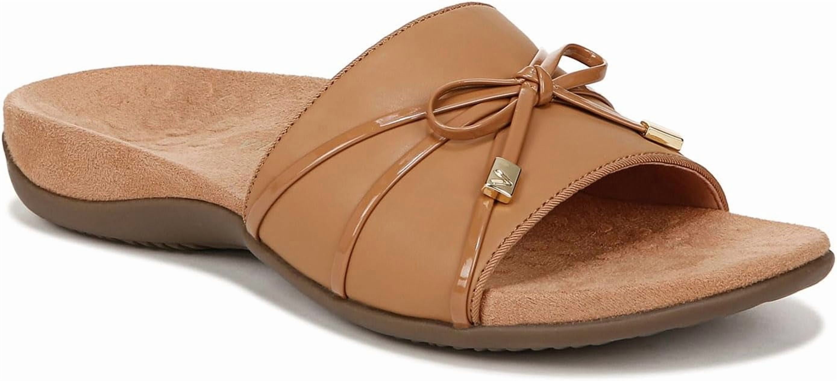 Vionic, Women's Bella Slide Sandal, Size 5W, Camel - Walmart.com