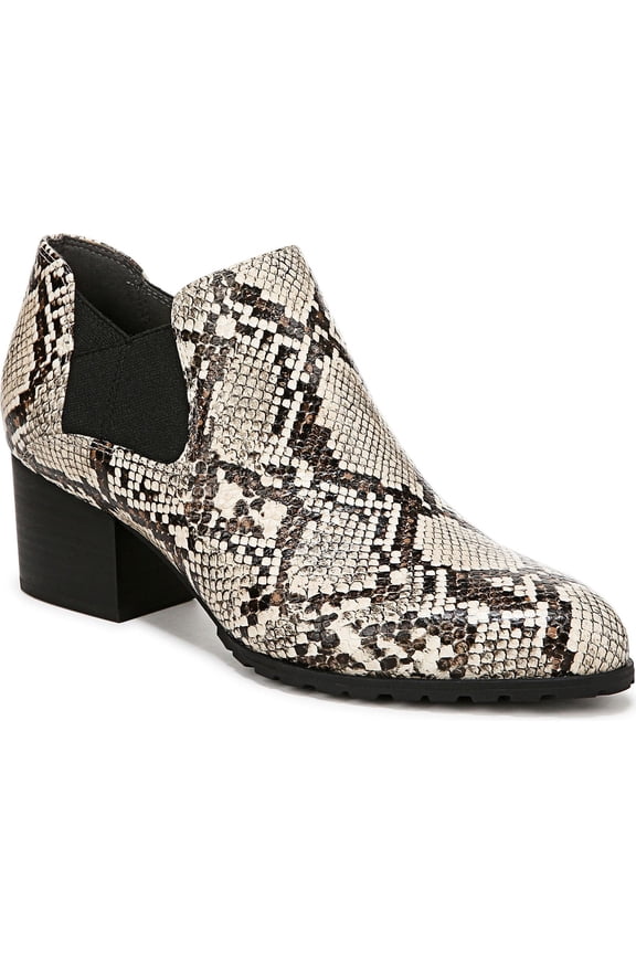 Women's Belmont Ankle Boot Ivory Multi Snake Leather 9M