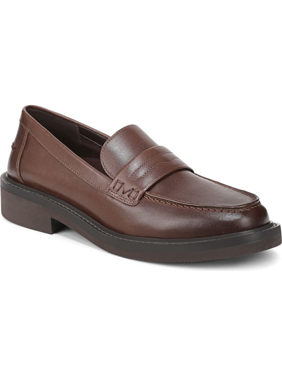 Women's Caitlin Penny Loafer Coffee Vachetta Leather 7.5M