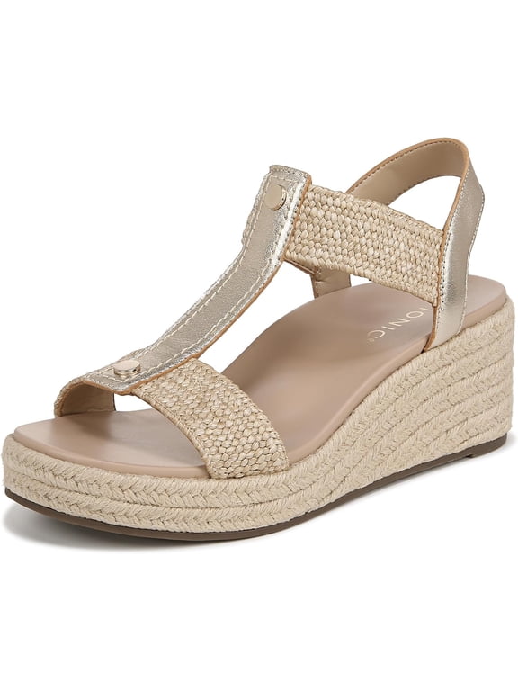 Women's Calera Ankle Straps Heeled Sandal Gold Metallic 11W