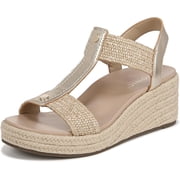 Vionic Womens Calera Ankle Straps Heeled Sandal Gold Metallic 6W