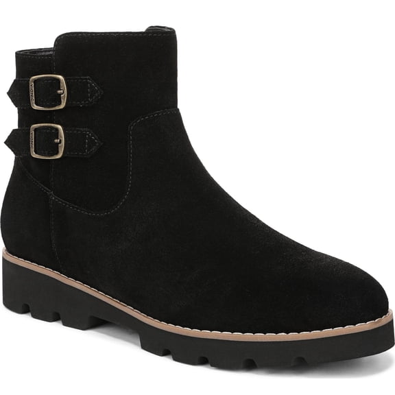 Vionic Carissa Women's Boots Black Suede Leather Size 9.5 M
