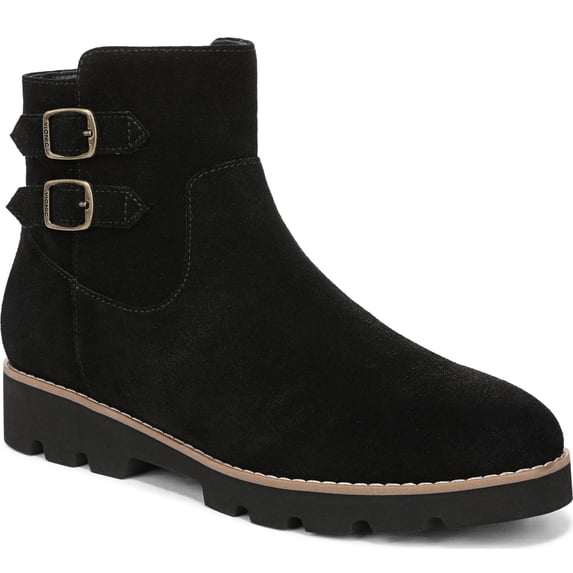 Vionic Carissa Women's Boots Black Suede Leather Size 9.5 M