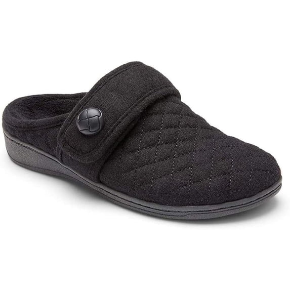 Vionic Women's Carlin Black Slippers 12M