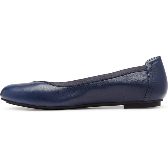 Vionic Women's Caroll Ballet Flat Navy Leather - 10010058410