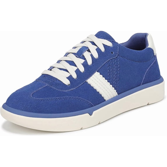 Vionic Women's City Walk Platform Sneaker Mazarine Blue Suede 8.5W