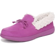 Vionic Womens Claribel Orthotic Supportive Slipper Opulent Berry Microfiber 8M