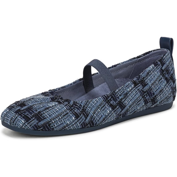 Vionic Women's Colette Mary Jane Ballet Flat Denim Multi 9M