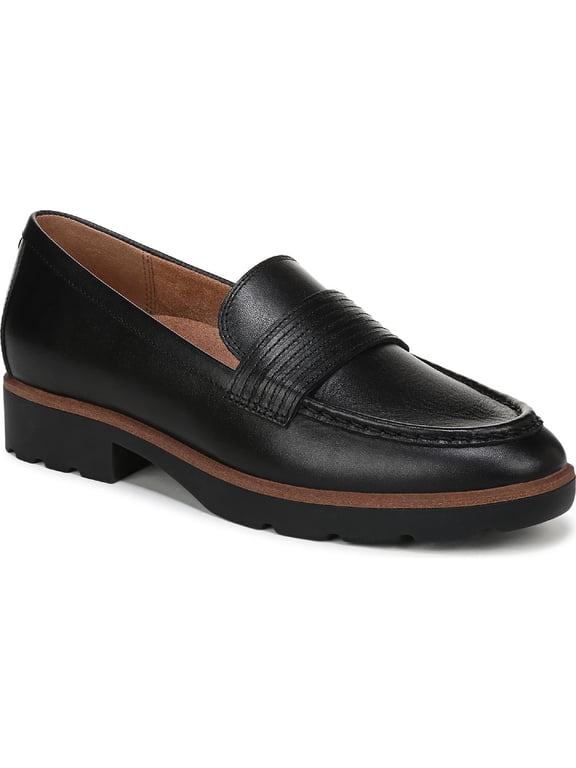 Corinne Women's Loafers & Slip-Ons Black Leather Size 7.5 M
