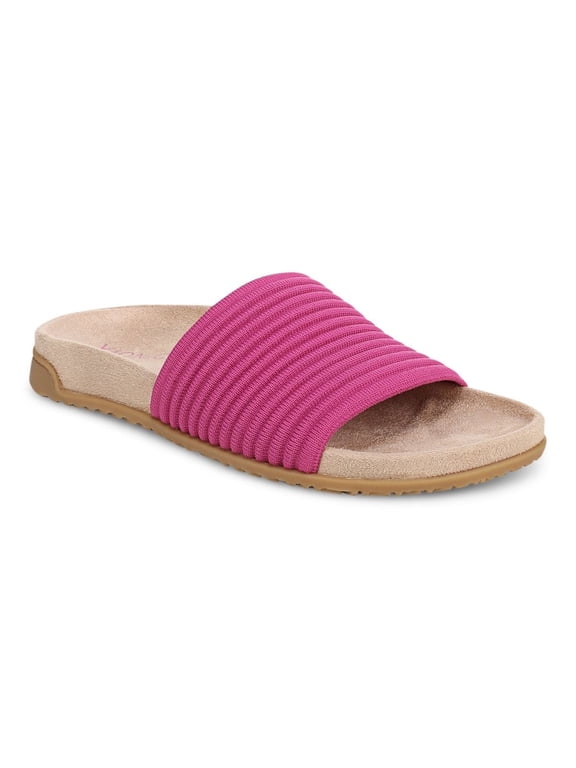 Women's Evie Knit Slide Sandal Dark Rose Violet Knit - J5081F3652