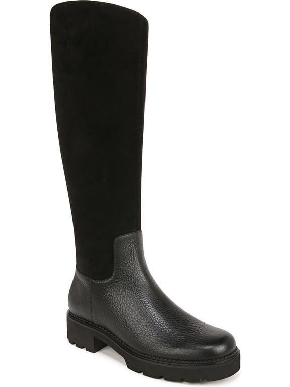 Women's Fallbrook Knee High Boot Black Suede 10M