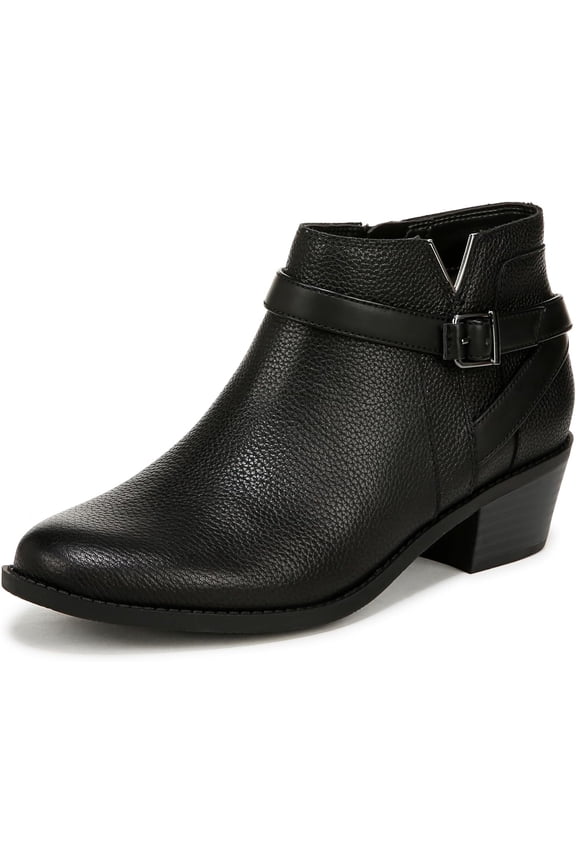 Women's Farrah Ankle Boots Black Leather 8.5M