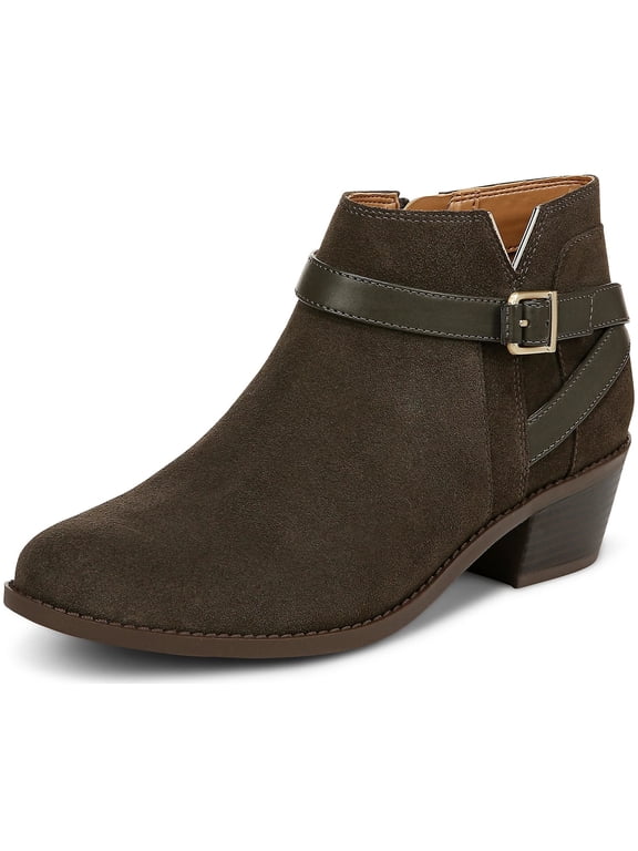 Women's Farrah Ankle Boots Dark Khaki Suede 11M