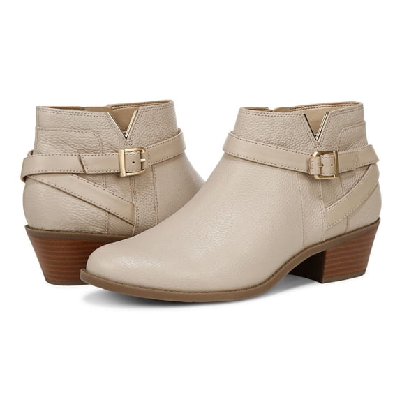 Vionic Farrah Women's Boots Oatmeal Leather Size 6.5 M