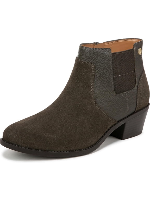 Women's Finn Ankle Bootie Dark Green Suede 8W