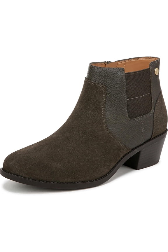 Women's Finn Ankle Bootie Dark Green Suede 8W