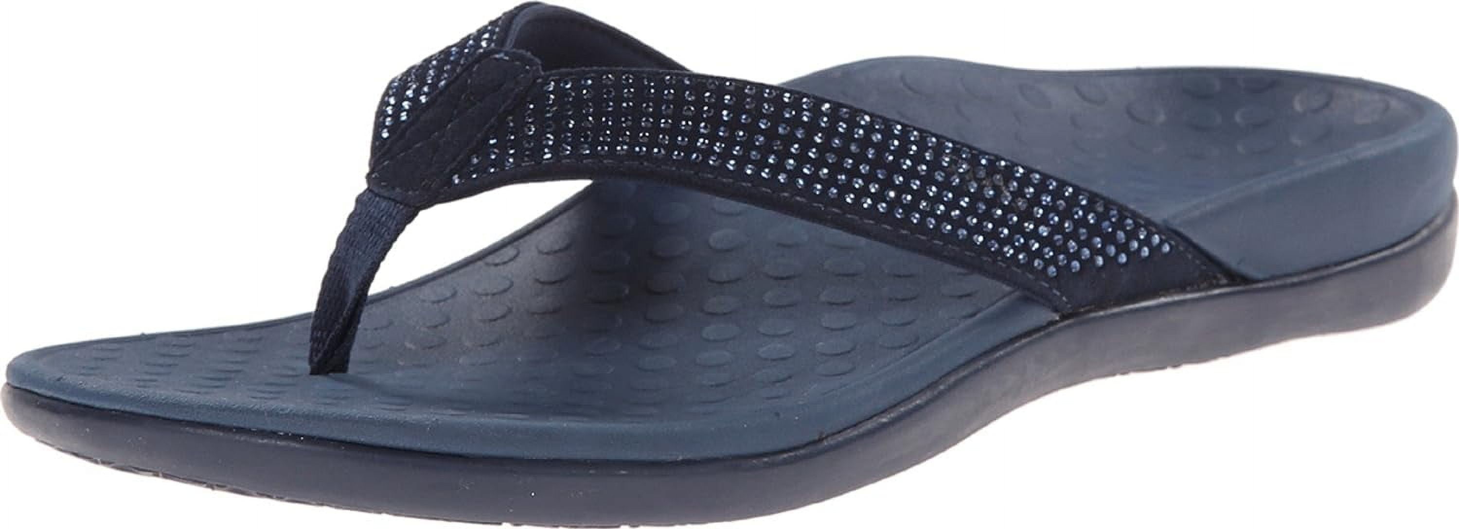 Ladies Sandals Vionic Navy Flip Flops Vionic Women's Flip Flop