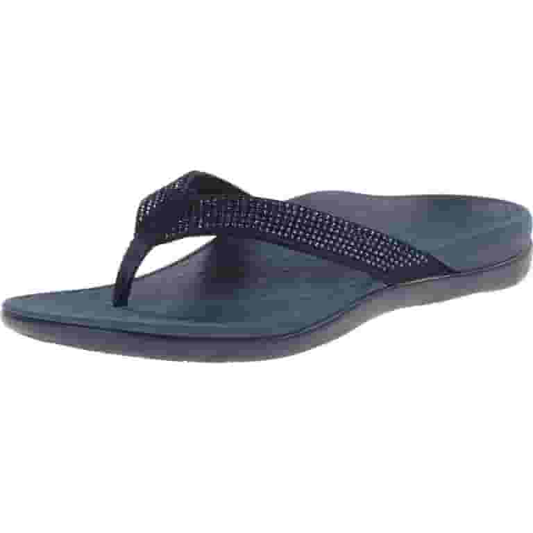 Ladies Sandals Vionic Navy Flip Flops Vionic Women's Flip Flop