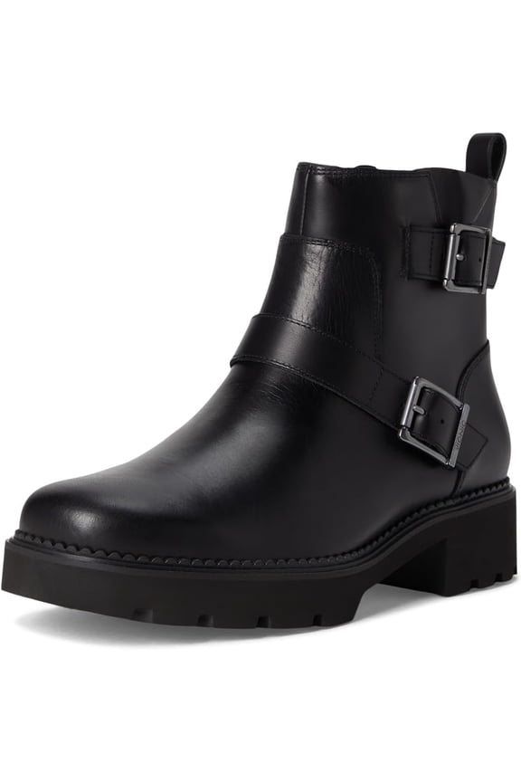 Women's Folsom Ankle Boot Black Leather 5W