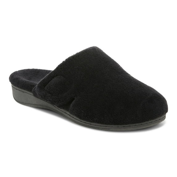 Vionic Women's Gemma Slipper Black Terrycloth - 10000148001