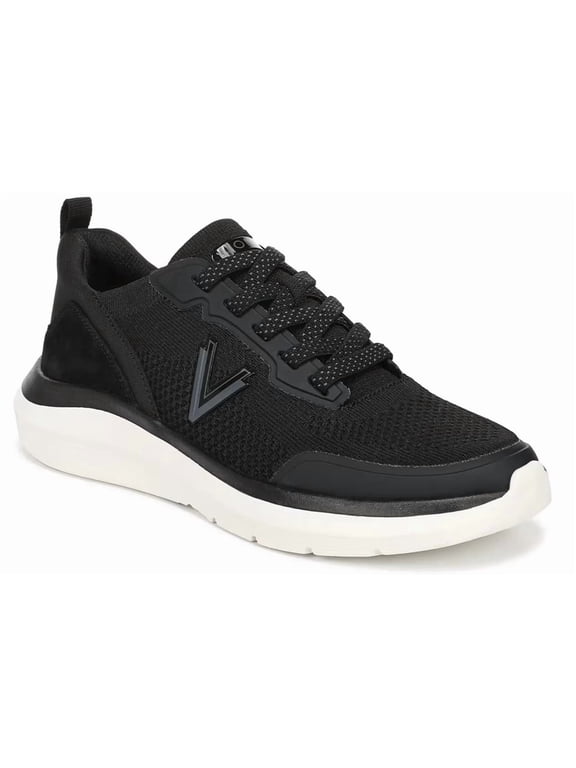 Women's Hayward Sneaker Black Knit Suede 5M