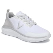 Vionic Women's Hayward Sneaker White Knit Suede 11M