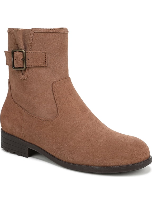 Women's Jill Zip Short Boot Hazelnut Suede 8M