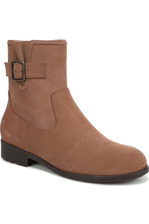 Women's Jill Zip Short Boot Hazelnut Suede 8M