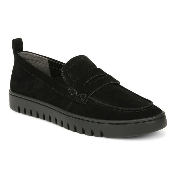 Vionic Uptown Women's Loafers & Slip-Ons Black Suede Size 8 W