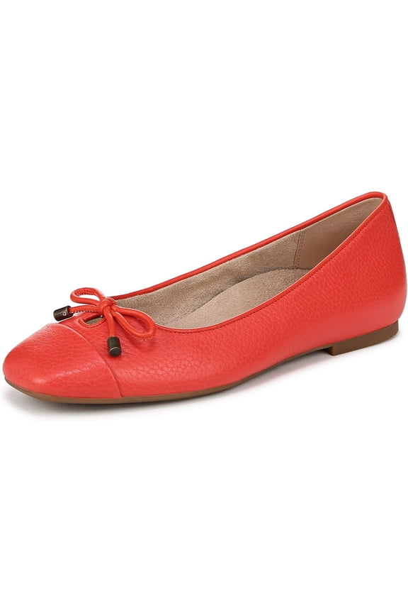Women's Klara Ballet Flat Cherry Tomato Leather 7.5W
