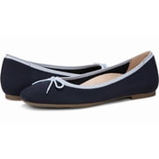 Vionic Women's Klara Ballet Flat Navy Knit 5W