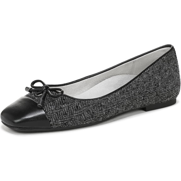 Vionic Women's Klara Ballet Flat Slate Grey Multi Woven Fabric 11M