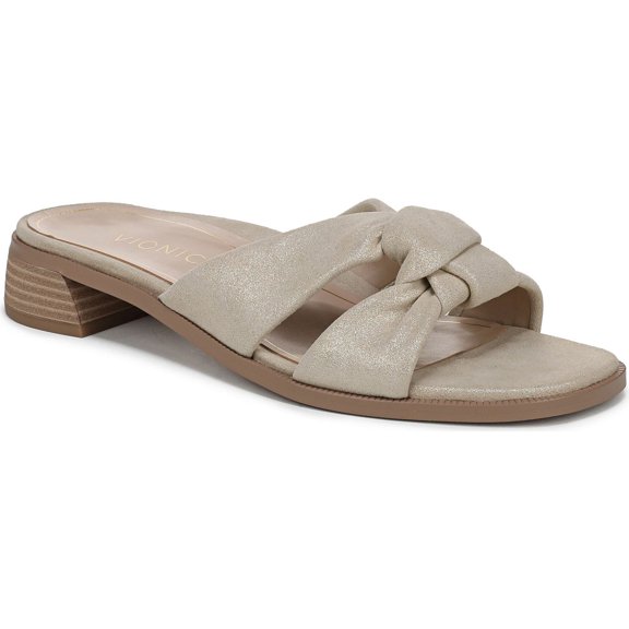 Vionic Women's Mabel Slide Sandal Gold Metal 8.5M