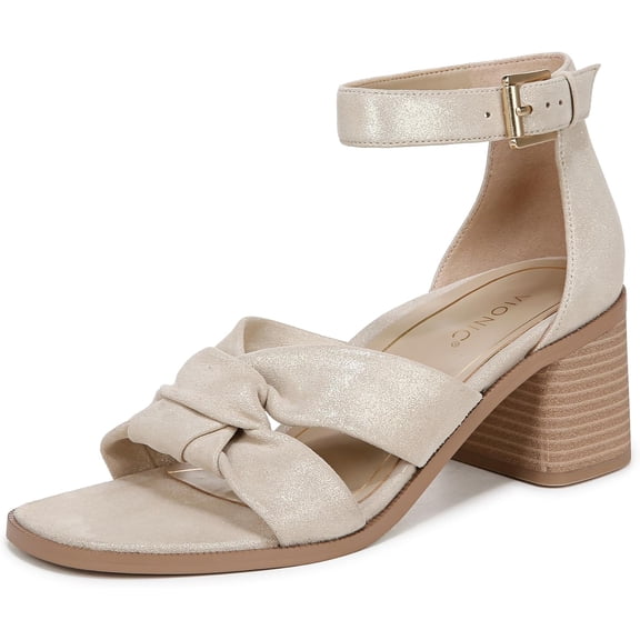 Vionic Women's Maia Ankle Strap Heel Sandal Gold 7M