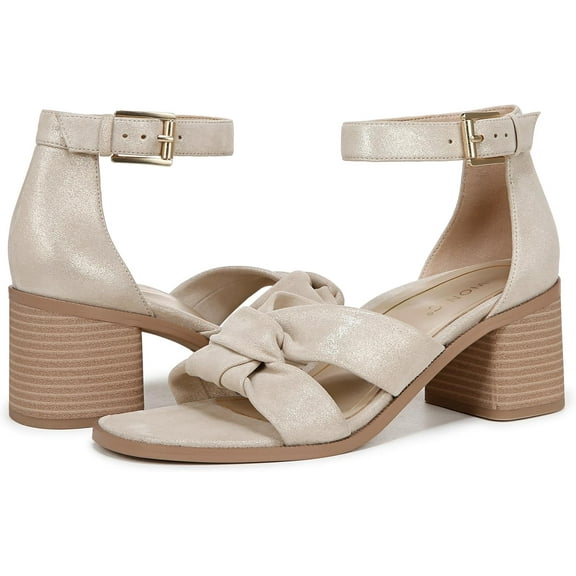 Vionic Women's Maia Ankle Strap Heel Sandal Gold 8.5M