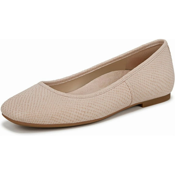 Vionic Women's Orinda 2 Ballet Flat Cameo Rose Nubuck 8M