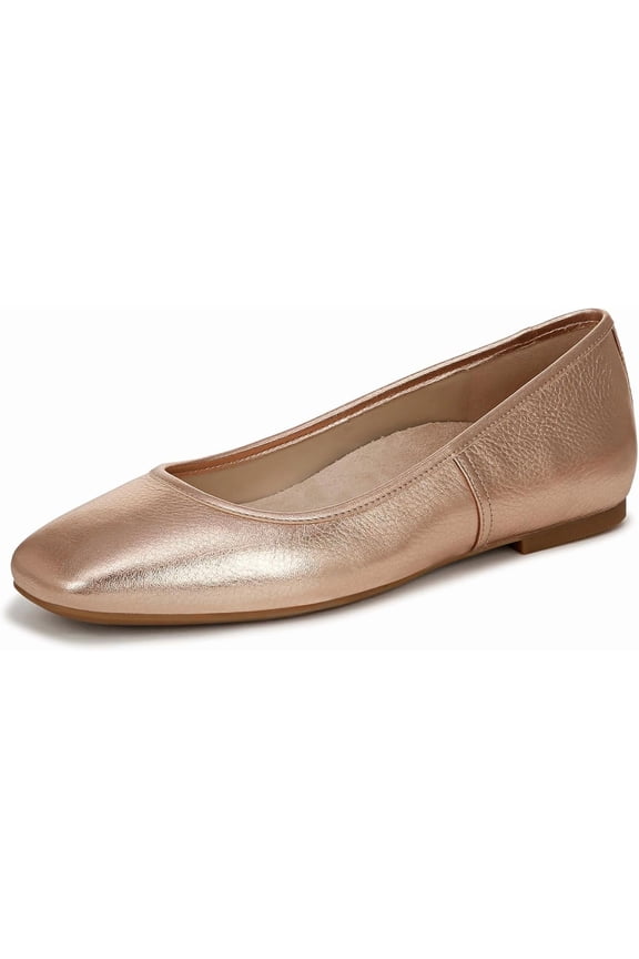 Women's Orinda 2 Ballet Flat Rose Gold Leather 12W