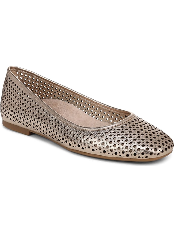 Orinda Perf Women's Flats Gold Leather Size 8.5 W