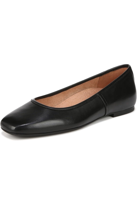 Women's Orinda Skimmers Ballet Flat Black Leather 10N