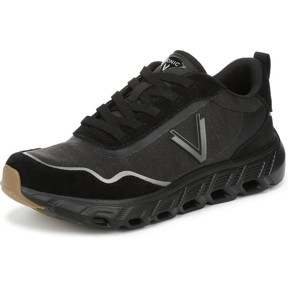 Vionic Presley Women's Athletic Black Mesh Suede Size 9 M