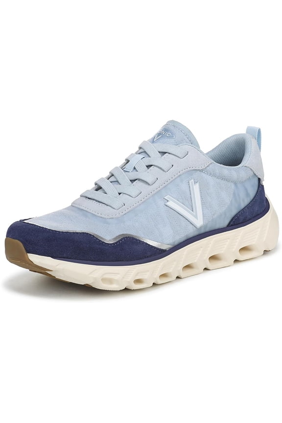 Women's Presley Lace Up Walking Sneaker Blue Mist 7.5W