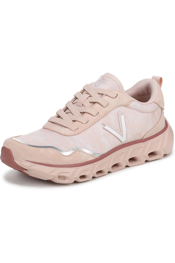 Women's Presley Lace Up Walking Sneaker Cameo Rose 6.5W