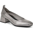thumbnail image 1 of Vionic Women's Ramona Block Heel Pump Pewter Metallic Leather 8.5M, 1 of 6