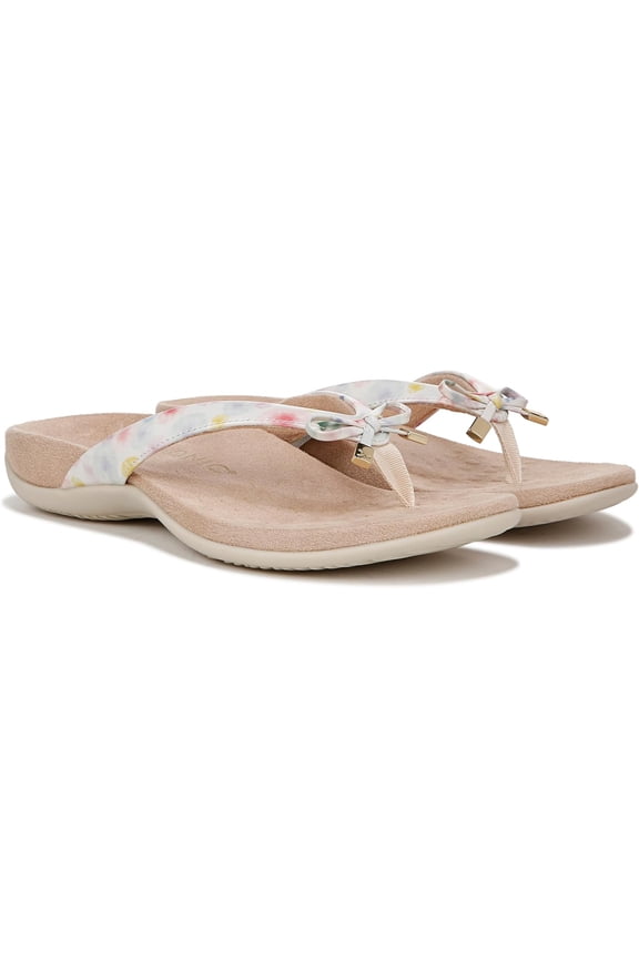 Women's Rest Bella Cream Poppy Print Sandal 11N