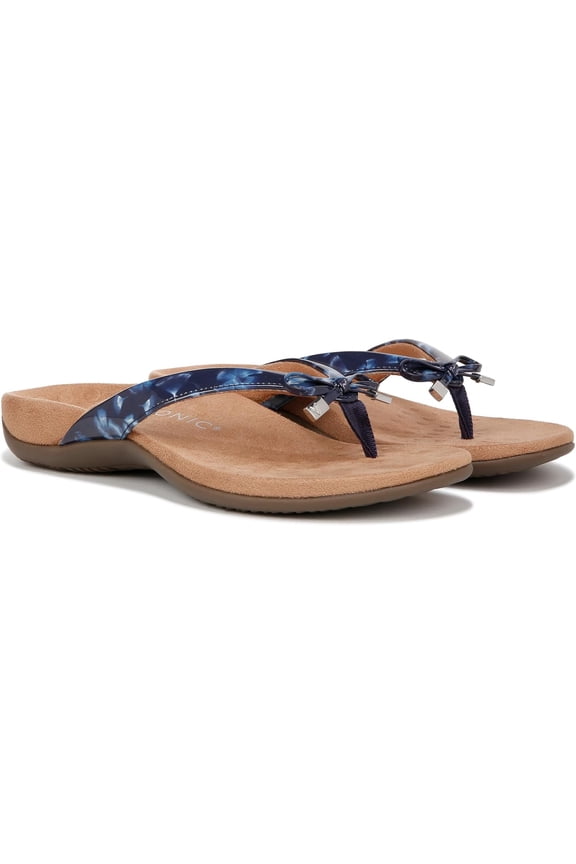Women's Rest Bella Navy Poppy Print Sandal 11N