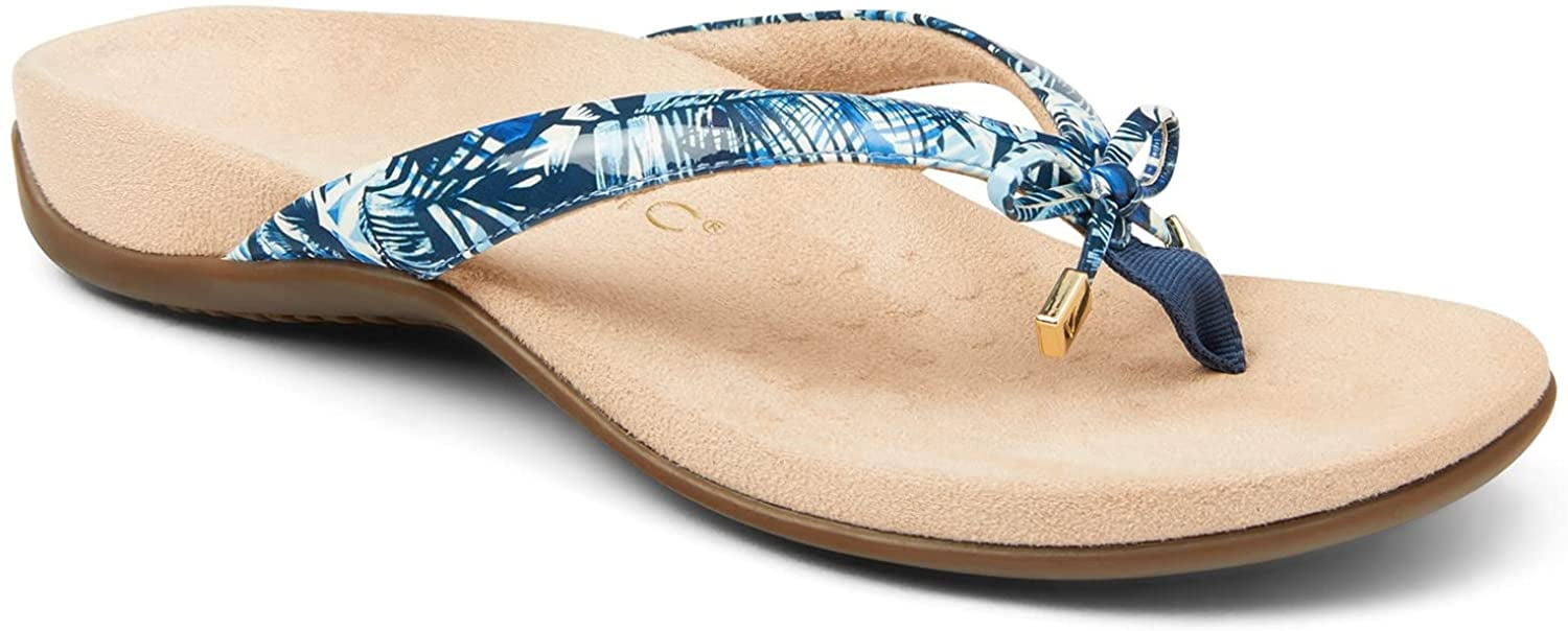 Vionic Restore Recovery Flip Flops Gray Blue Womens Size 6 Orthotic Comfort NIB Vionic Activate RX Women main image 3