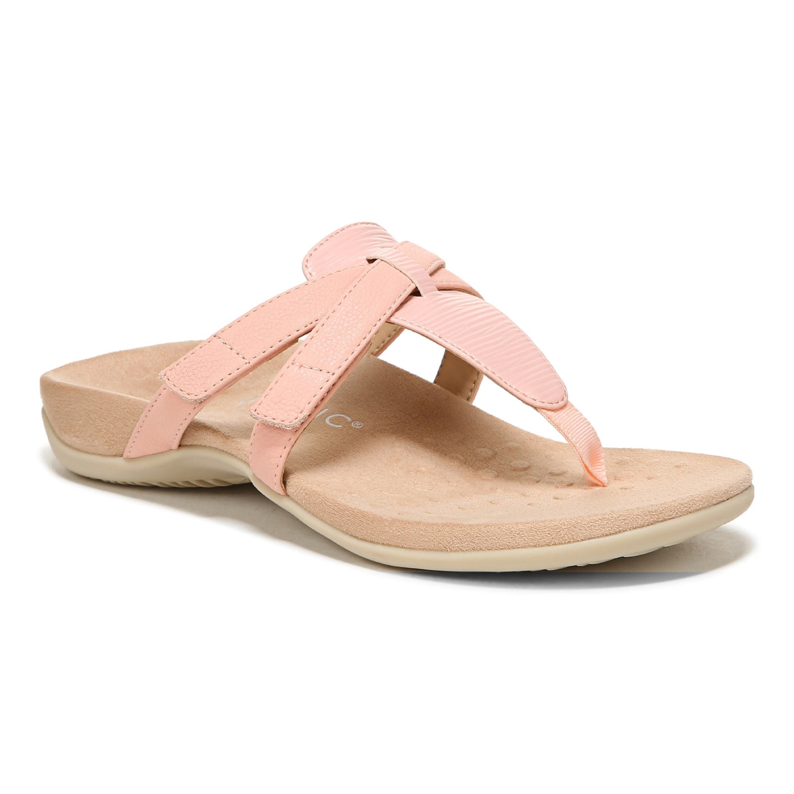 Vionic Women's Rest Karley Vio-Motion Insole Toe-Post Sandal Roze 9M -  Walmart.com